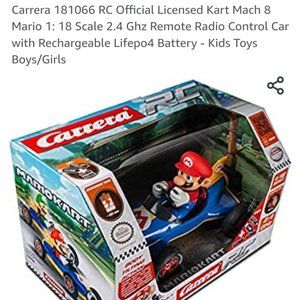 Carrera RC 2.4GHz Mario Kart Mach 8 Mario 1:18 Scale Radio Controlled Kart (RC)